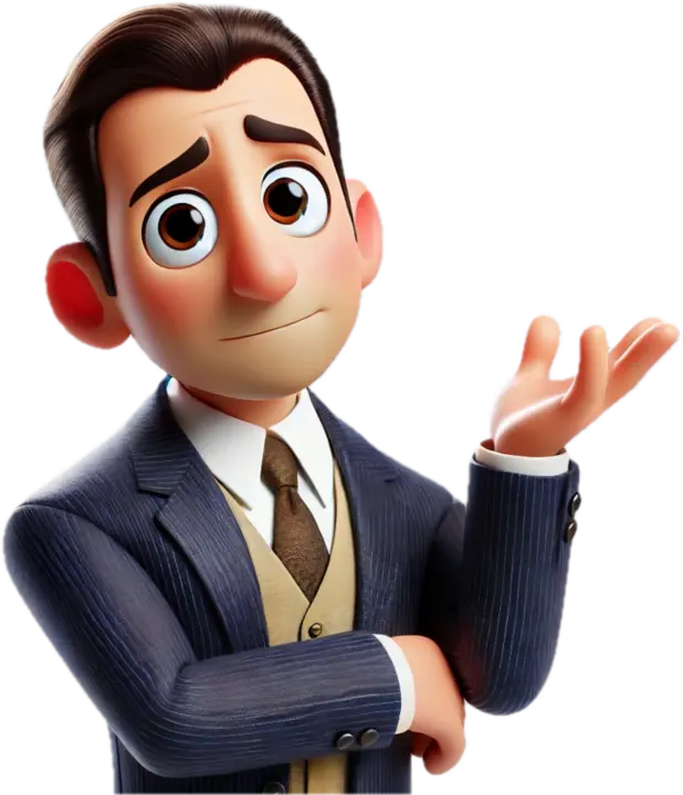 Professional L-1 executive guide gesturing toward the visa information